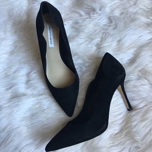 Saks Fifth Avenue Bolton Suede Stiletto Pump Black